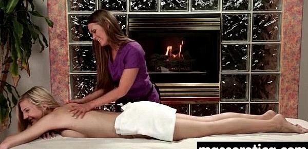  Massage therapist giving her patient some unknowing love 8